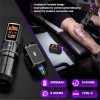 Dragonhawk L3 Wireless Tattoo Kit Mcore-L3 Motor Complete Tattoo Gun Kit Pen Machine, 7 Strokes Length, 2 Batteries 2,000mAh Power Supply with Extra Battery RCA Jack Part